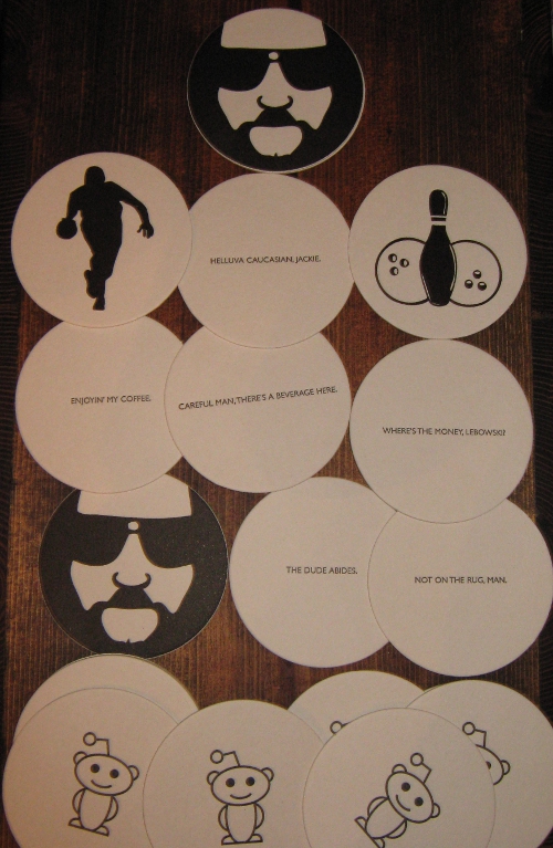 Reddit & Big Lebowski Coasters