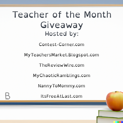 Teacher of the Month Giveaway