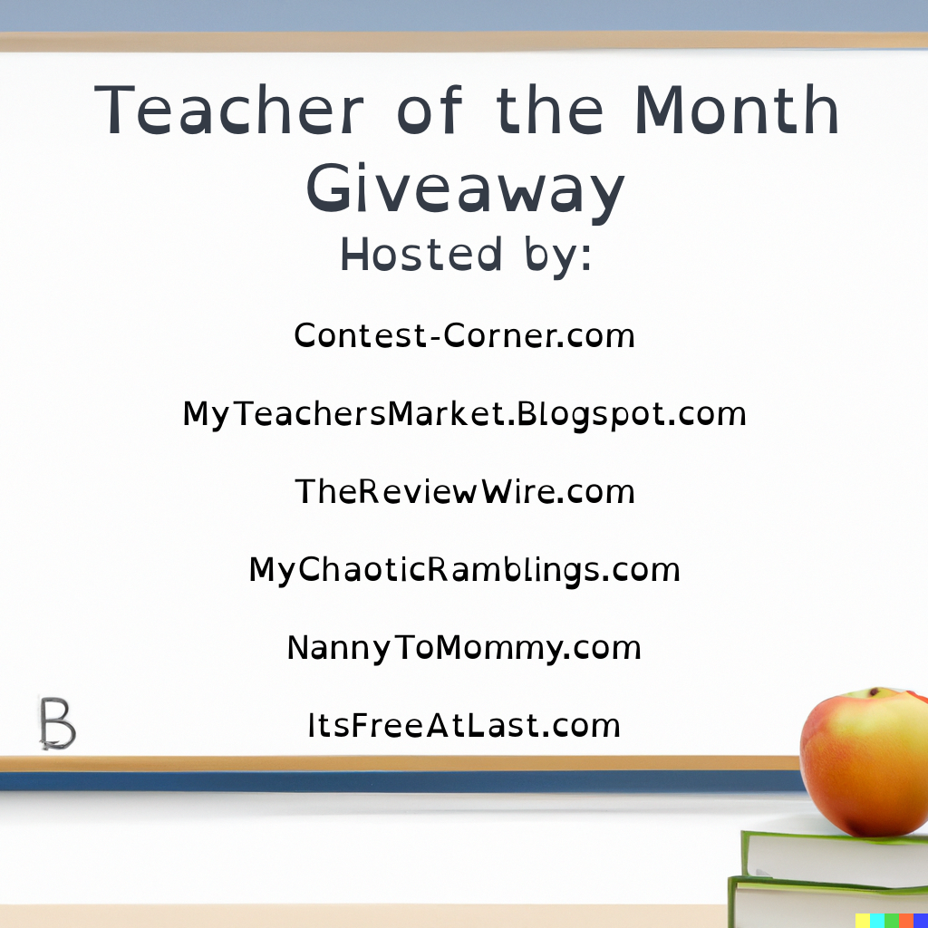 Teacher of the Month Giveaway: Be Featured & Win $70 Amazon GC + Books! Ends 09/30/2023 (Open to US Teachers Only)