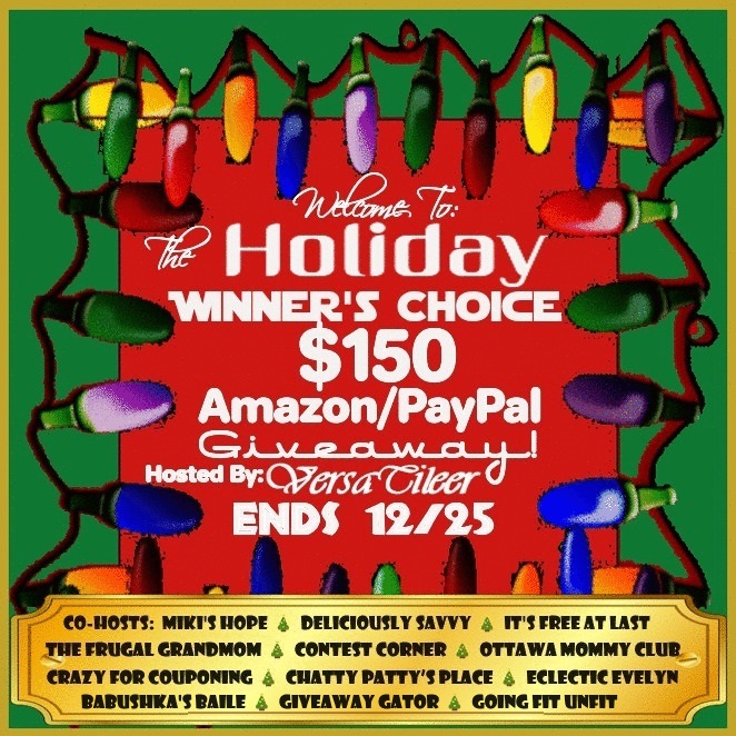 Holiday Event: $150 Amazon eGift Card or PayPal Cash Giveaway – Ends 12/25/2023