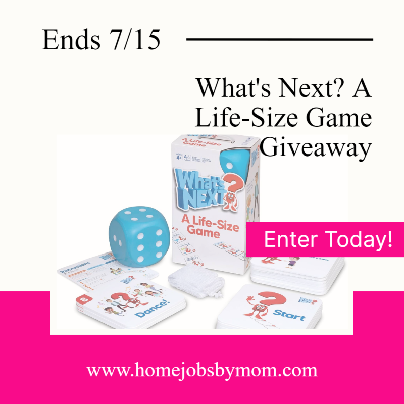 What’s Next? A Life-Size Game Giveaway – 2 Winners – Ends 07/15/24