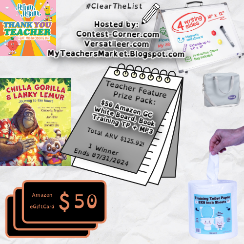 July Clear The List Prize Pack