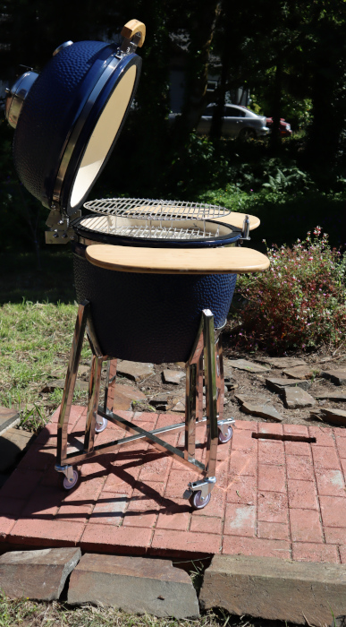 Lifesmart Kamado Grill Side View