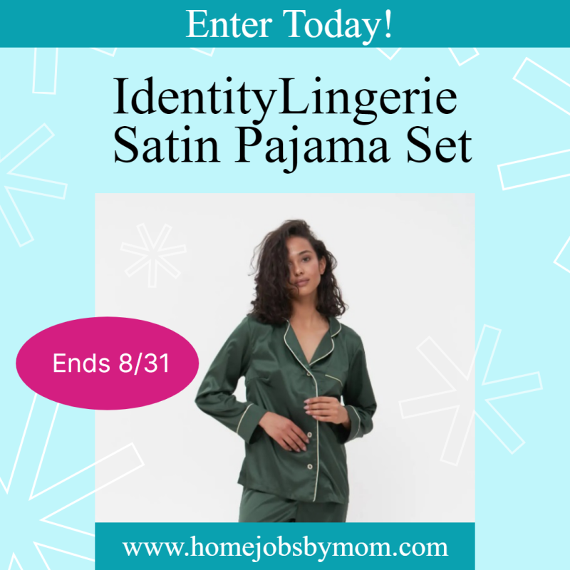 Giveaway: Long Silky Satin Button Up Pyjamas From Identity Lingerie – Ends 08/31/2024