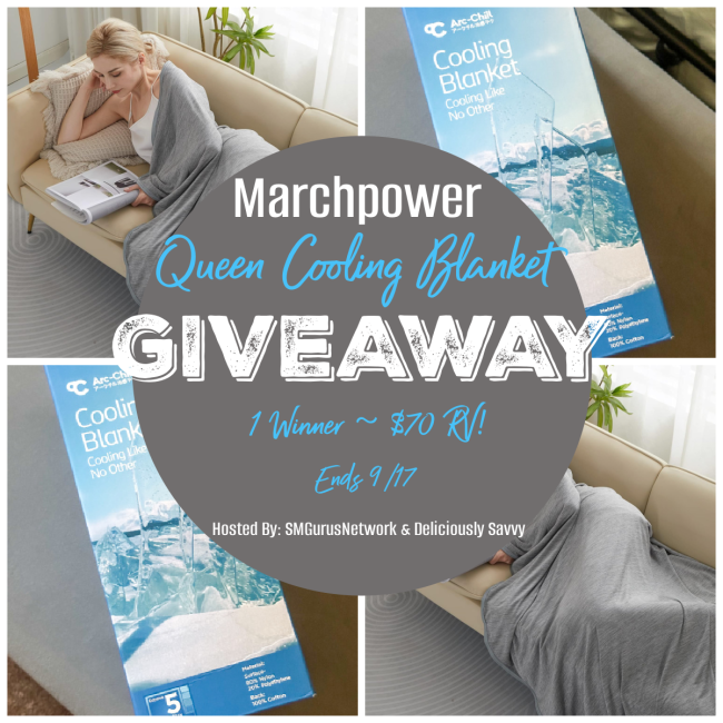 Marchpower Queen Cooling Blanket Giveaway – Ends 09/17/24