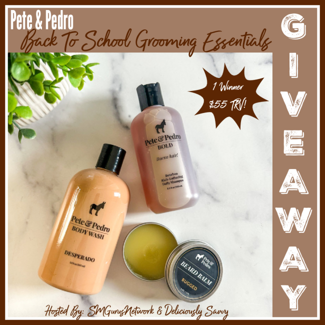 Pete & Pedro Back To School Grooming Essentials Giveaway – Ends 09/15/2024