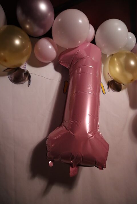 1st birthday balloon